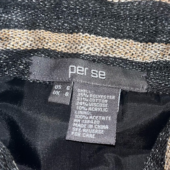 Per Se Nautical Striped Coat - Picture 8 of 12